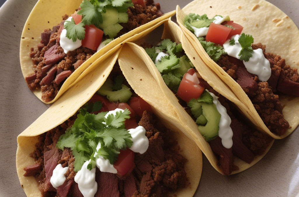 Tacos de carne rápida